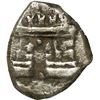 Image 1 : COLOMBIA, Bogotá, cob ¼ real, Philip IV, style of assayer P (1627-28), NGC XF 40, "top pop."