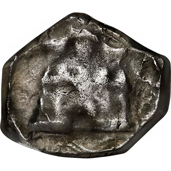 COLOMBIA, Bogotá, cob ¼ real, Philip IV, style of assayer R (1642-54), NGC XF details / environmenta