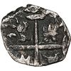 Image 2 : COLOMBIA, Bogotá, cob ½ real, Charles II posthumous, date not visible (ca. 1712-13) no assayer (Arce