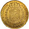 Image 2 : COLOMBIA, Bogotá, gold bust 8 escudos, Charles III ("rat nose" bust), 1766 JV, rare, PCGS AU58, fine
