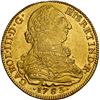 Image 1 : COLOMBIA, Popayán, gold bust 8 escudos, Charles III, 1783 SF, NGC UNC details / cleaned.