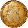 Image 1 : COLOMBIA, Popayán, gold bust 8 escudos, Charles IV, 1806 JF, NGC AU 53.