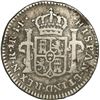Image 2 : COLOMBIA, Bogotá, bust 1 real, Ferdinand VII (bust of Charles IV), 1812 J•F, re-punched bus