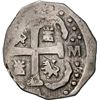 Image 2 : COLOMBIA, Cartagena, "imitation cob" 4 reales, Ferdinand VII, fantasy date "I88" (ca. 1815), quadran