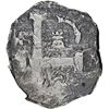 Image 2 : COLOMBIA, Cartagena, "imitation cob" 4 reales, Ferdinand VII, fantasy date "8oo" (ca. 1815), quadran