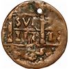Image 1 : COLOMBIA, Cartagena, copper "imitation cob" 2 reales, Ferdinand VII, fantasy date "III" (ca. 1815), 