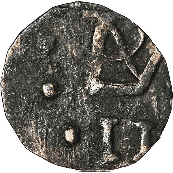 COLOMBIA, Cartagena, low-silver "imitation cob" ½ real, Ferdinand VII, fantasy date "II(?)" (ca. 181