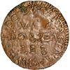 Image 2 : COLOMBIA, Cartagena, copper provisional 2 reales, 1813, PCGS MS61 Brown, finest known in PCGS census