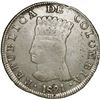 Image 1 : COLOMBIA, Bogotá (Cundinamarca), 8 reales, 1821 JF, very weak dot below A in mintmark, dot to right,