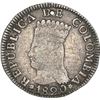 Image 1 : COLOMBIA, Bogotá (Cundinamarca), 2 reales, 1820 JF, stars in legend on both sides, rare, NGC F detai