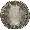 Image 1 : COLOMBIA, Bogotá (Cundinamarca), ½ real, 1821 JF.