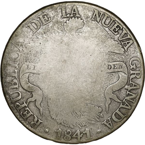 COLOMBIA, Bogotá, 8 reales, 1841 RS.