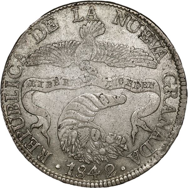 COLOMBIA, Bogotá, 8 reales, 1842/1 RS.