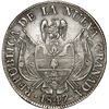 Image 1 : COLOMBIA, Bogotá, 10 reales, 1847, medium diameter.