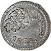 Image 1 : COLOMBIA, Bogotá, ¼ real, 1838, NGC MS 62.