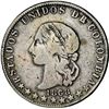 Image 1 : COLOMBIA, Medellín, half peso, 1868, extremely rare, NGC VF details / damaged.