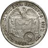 Image 2 : COLOMBIA, Bogotá, 50 centavos, 1881, with Costa Rica "lion" double countermark (Type VII, 1889).