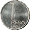Image 1 : COLOMBIA, copper-nickel specimen pattern 1 peso, 1963, lettered edge, rare, PCGS SP64, "top pop," ex