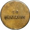 Image 2 : CUBA, Caunao, brass 10 centavos token, no date (late 1800s), Francisco Zayas Bazán y Varona, extreme