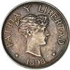 Image 1 : CUBA, struck at the Gorham Mint, 1 peso, 1898, rare, NGC XF 45.