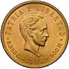 Image 1 : CUBA, struck at the Philadelphia mint, gold 5 pesos, 1916, José Martí, NGC MS 61.
