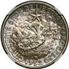 Image 2 : CUBA, struck at the Philadelphia mint, 10 centavos, 1952, 50th anniversary of the Republic, NGC MS 6
