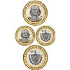 Image 1 : CUBA, Havana mint, bi-metallic gold & silver proof 500 pesos, 2000, Che Guevara, with star, numbered