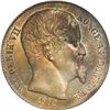Image 1 : DANISH WEST INDIES, Copenhagen Mint, 20 cents, Frederik VII, 1862, NGC MS 62, ex-Rudman.