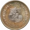 Image 1 : DOMINICAN REPUBLIC, struck at the Paris mint, copper-nickel proof 2½ centavos, 1888-A, large date, v