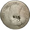 Image 1 : ECUADOR, Quito, 2 reales, MDQ countermark (1831) on a Bogotá (Cundinamarca), Colombia, 2 reales, 182
