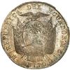 Image 2 : ECUADOR, Quito, 2 reales, 1850 GJ, PCGS AU50, finest and only example in PCGS census, ex-Brown.
