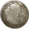 Image 1 : EL SALVADOR, San Salvador, 2 reales, arms countermark (Type V, 1868) on a Potosí, Bolivia, bust 2 re