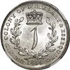 Image 2 : ESSEQUIBO & DEMERARY, struck in London, 1 guilder, George III, 1816, rare, NGC MS 65, finest known i