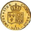Image 2 : FRANCE, Limoges mint, gold 2 louis d'or à la tête nue, Louis XVI, 1786-I (first semester, no dot), P