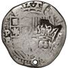 Image 1 : GUATEMALA, Guatemala City, "moclón" 2 reales, Type B crown countermark (1662) on a Potosí, Bolivia, 