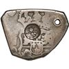 Image 2 : GUATEMALA, Guatemala City, cob 4 reales, 1753 J, with sun-over-mountains (Type II, 1839) countermark