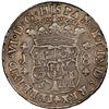 Image 2 : GUATEMALA, Guatemala City, pillar 8 reales, Ferdinand VI, 1758 J, no abaci below crowns atop pillars