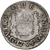 Image 1 : GUATEMALA, Guatemala City, pillar 2 reales, Ferdinand VI, 1754 J, rare, NGC VG details / rev damage.