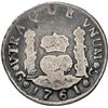 Image 1 : GUATEMALA, Guatemala City, pillar 2 reales, Charles III, 1761 P, rare, NGC G details / rev cleaned.