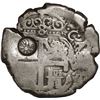 Image 1 : GUATEMALA, Guatemala City, 8 reales, sun-over-mountains countermark (Type II, 1839) on a Potosí, Bol