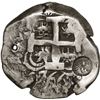 Image 1 : GUATEMALA, Guatemala City, 8 reales, sun-over-mountains countermark (Type II, 1839) on a Potosí, Bol