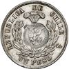 Image 2 : GUATEMALA, Guatemala City, 1 peso, "½ real" counterstamp of 1894 on a Santiago, Chile, 1 peso, 1881,