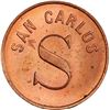 Image 1 : GUATEMALA, Pochuta, Chimaltenango, copper ½ real plantation token, ca. late 1800s, Wyld Hermanos / S