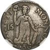 Image 1 : HAITI, State of Northern Haiti, 15 sols, 1808, large date variety, NGC F 12, ex-Rudman.