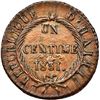 Image 2 : HAITI, copper 1 centime, An 28 // 1831, NGC MS 63 BN, "top pop."