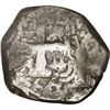 Image 2 : HONDURAS, Comayagua, 8 reales, small royal crown countermark (1824) on a Potosí, Bolivia, cob 8 real