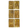 Image 1 : JAPAN, lot of three gold 2 bu (ni bu kin) "samurai coins," Tokugawa Shogunate, Ansei era (1854-60).