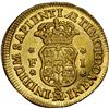 Image 2 : MEXICO, Mexico City, gold bust 1 escudo, Philip V, 1732 F, extremely rare, NGC MS 61, "top pop," ex-