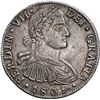Image 1 : MEXICO, Mexico City, bust 8 reales, Ferdinand VII transitional ("armored" bust), 1809 TH, NGC AU 53.
