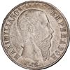 Image 1 : MEXICO, Mexico City, 1 peso, Maximilian, 1866, PCGS AU55 (Imperio Mexicano Label).